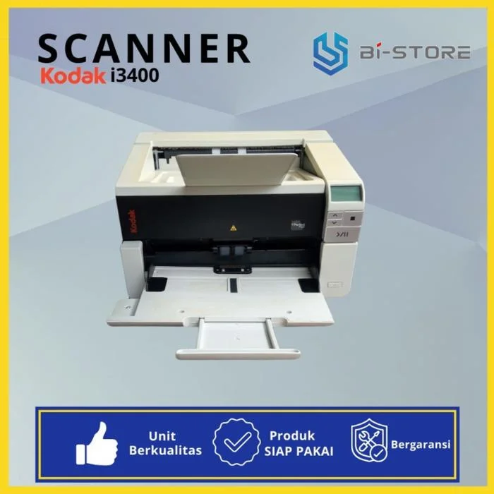Scanner A3 Kodak i3400 – High Speed Scanner 90 PPM dengan ADF 250 Lembar untuk Volume Tinggi - Gambar 5