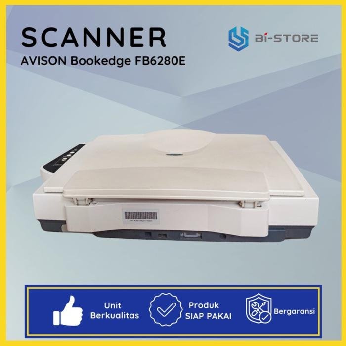 Scanner A3 Avision FB6280E – Scanner Flatbed untuk Buku Tebal & Dokumen Besar - Bergaransi - Gambar 2