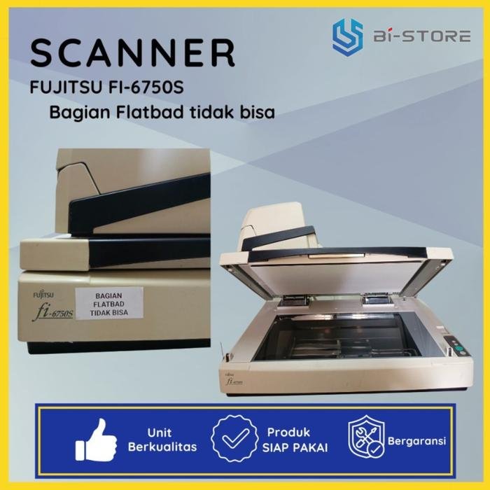 Scanner A3 Fujitsu Fi-6750S – Scanner Flatbed + ADF untuk Dokumen Volume Besar - Second bergaransi - Gambar 3