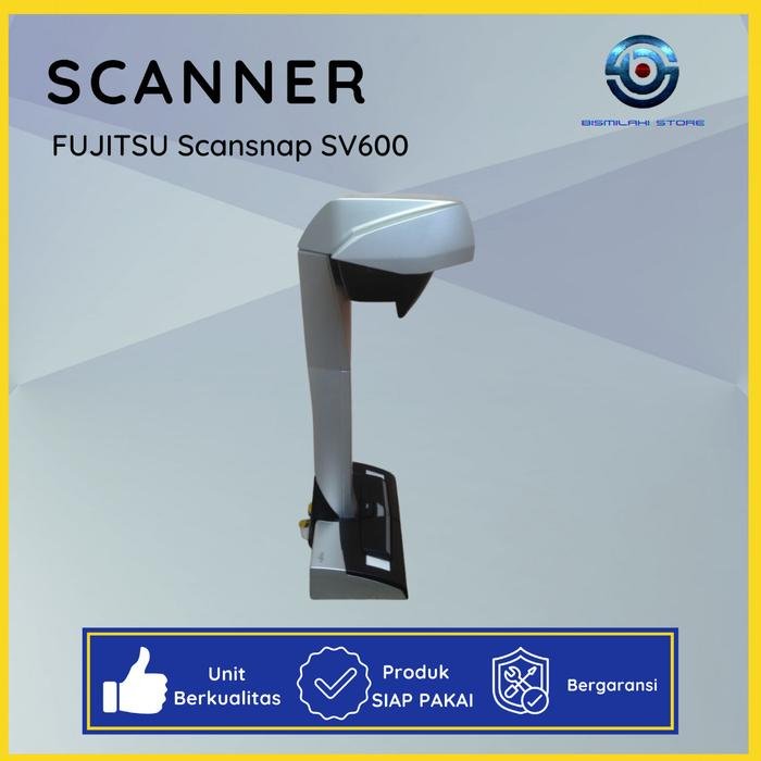 Scanner A3 Fujitsu ScanSnap SV600 untuk buku dan dokumen besar