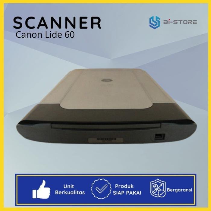 Scanner A4 Canon CanoScan LiDE 60 tipis dan ringan