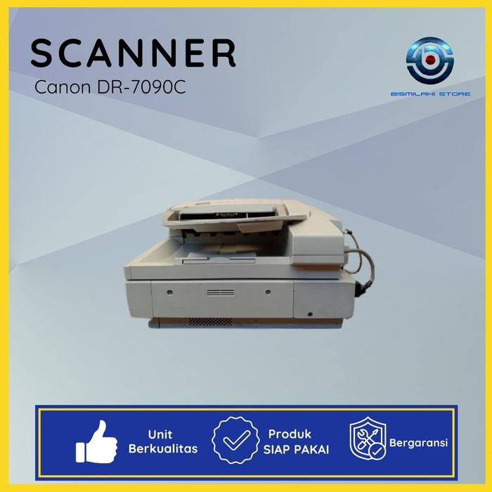 Scanner A3 Canon DR-7090C hanya bisa flatbed hasil tajam