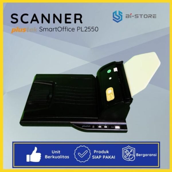Scanner F4 Plustek SmartOffice PL2550 flatbed dan ADF berkecepatan tinggi untuk dokumen profesional
