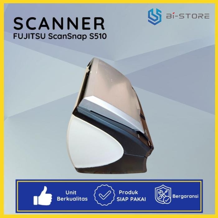 Scanner F4 Fujitsu ScanSnap S510 mampu memindai dokumen ukuran Legal Folio