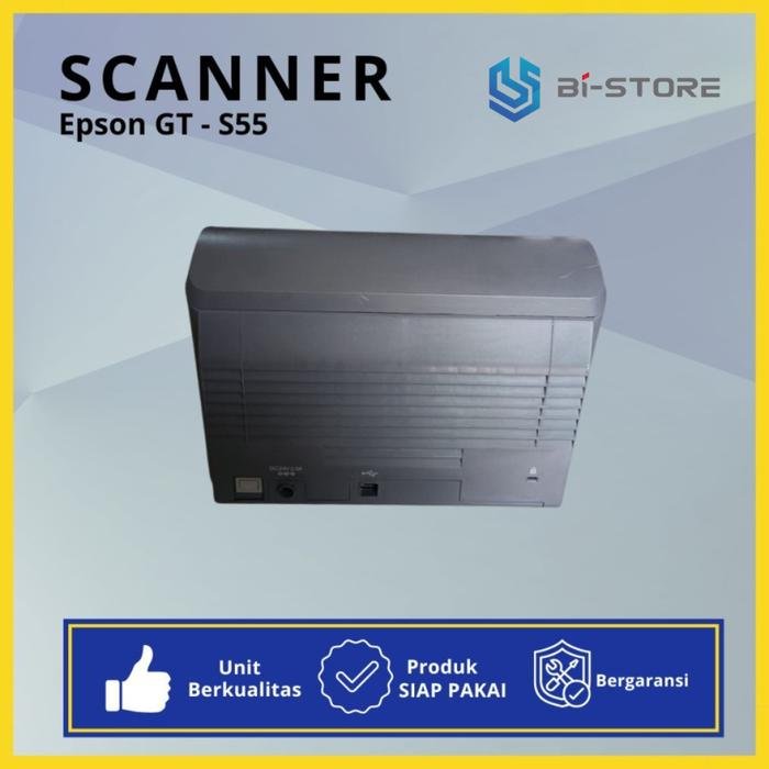 Scanner Epson GT-S55 kecepatan tinggi 25 PPM dengan ADF 75 lembar untuk dokumen F4