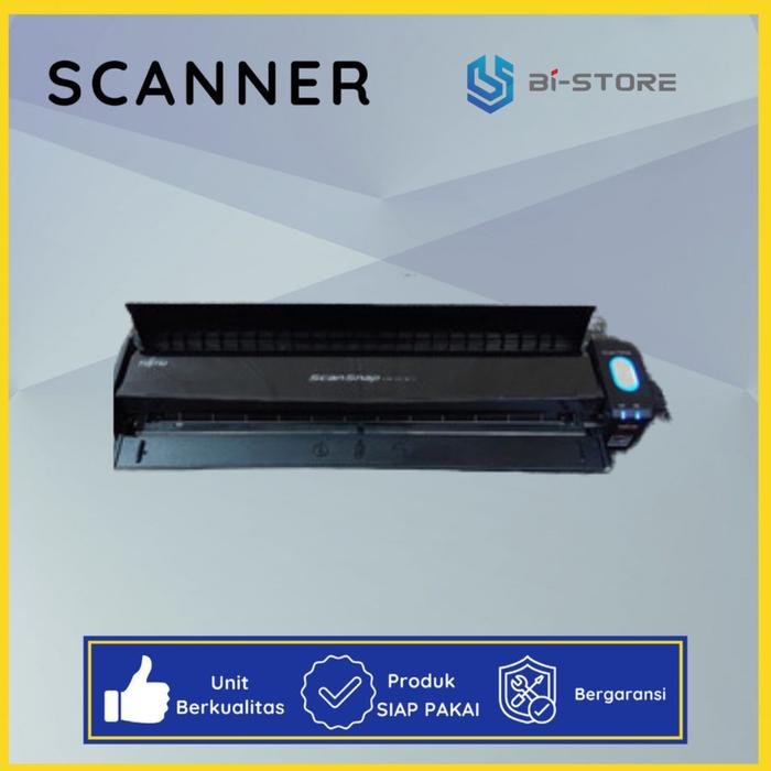 Scanner F4 Portable Fujitsu ScanSnap IX100 dengan koneksi WiFi untuk scan ke HP
