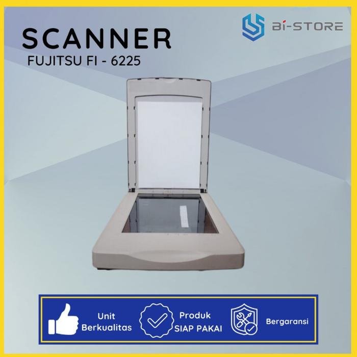 Scanner Fujitsu Fi-6225 berkecepatan tinggi dengan fitur duplex dan flatbed