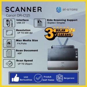 Canon DR-C125 scanner folio ringkas