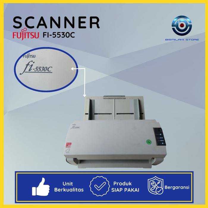 Scanner A3 Fujitsu FI-5530C high speed dengan ADF 100 lembar