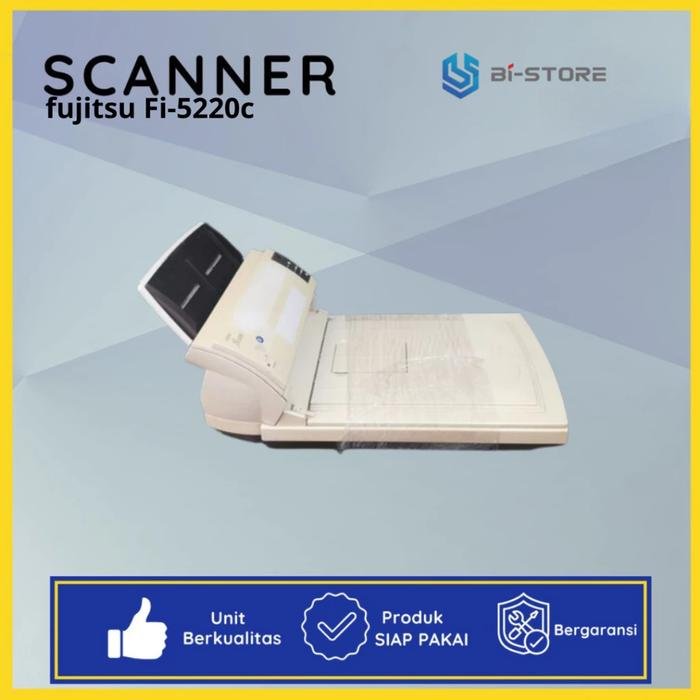 Scanner F4 Fujitsu fi-5220C berkecepatan 25 lembar per menit dengan bonus free scanner A4