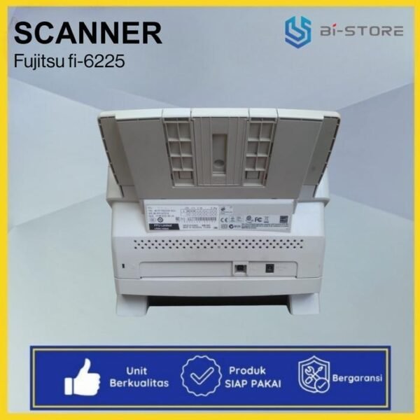 Scanner F4 Fujitsu Fi-6225 dengan ADF dan Flatbed berkecepatan tinggi