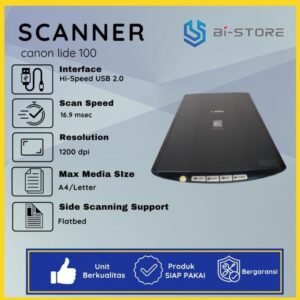Scanner Canon CanoScan LiDE 100 second fungsi normal siap pakai