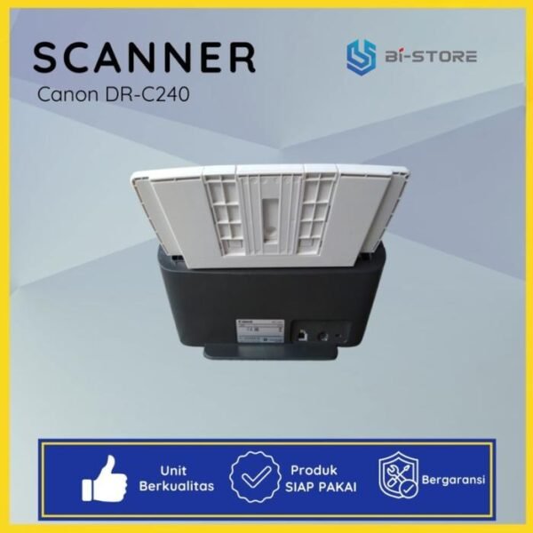 Canon DR-C240 scanner folio dengan tray input custom
