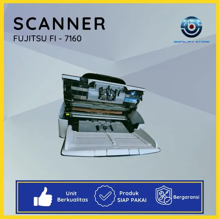 Scanner Fujitsu FI-7160 F4 dengan ADF 80 lembar dan duplex otomatis