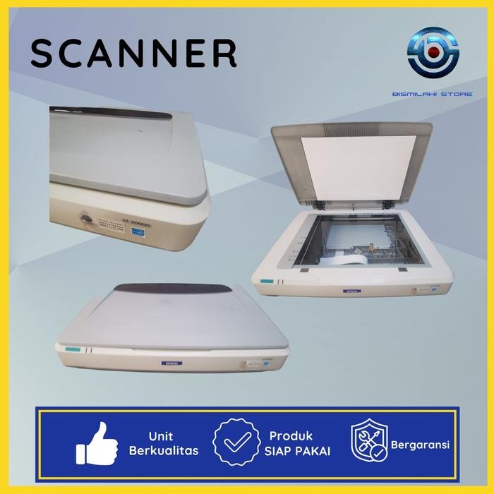 Scanner Epson GT-20000 flatbed A3 dengan resolusi tinggi dan hasil scan tajam