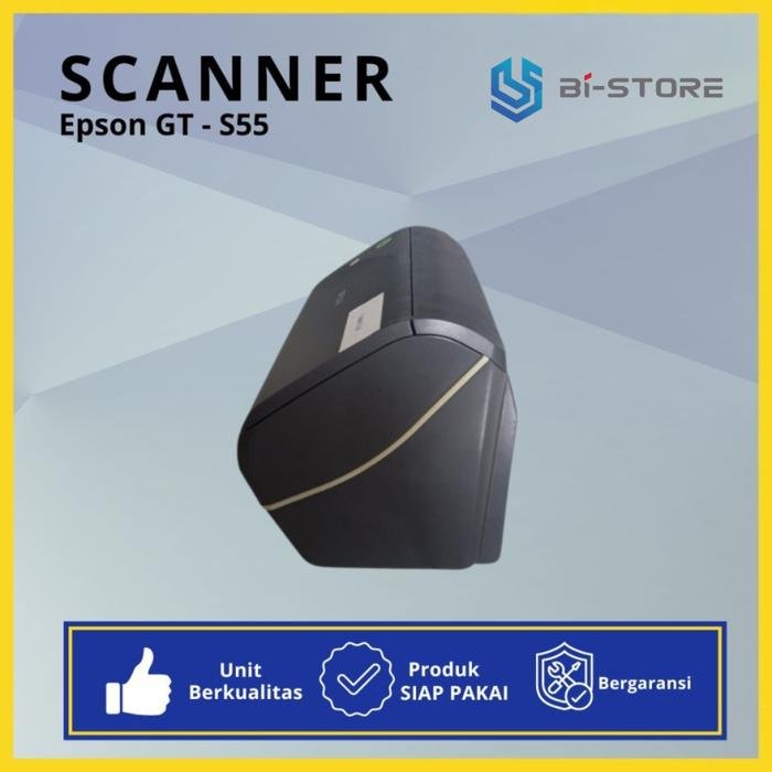 Scanner Epson GT-S55 kecepatan tinggi 25 PPM dengan ADF 75 lembar untuk dokumen F4