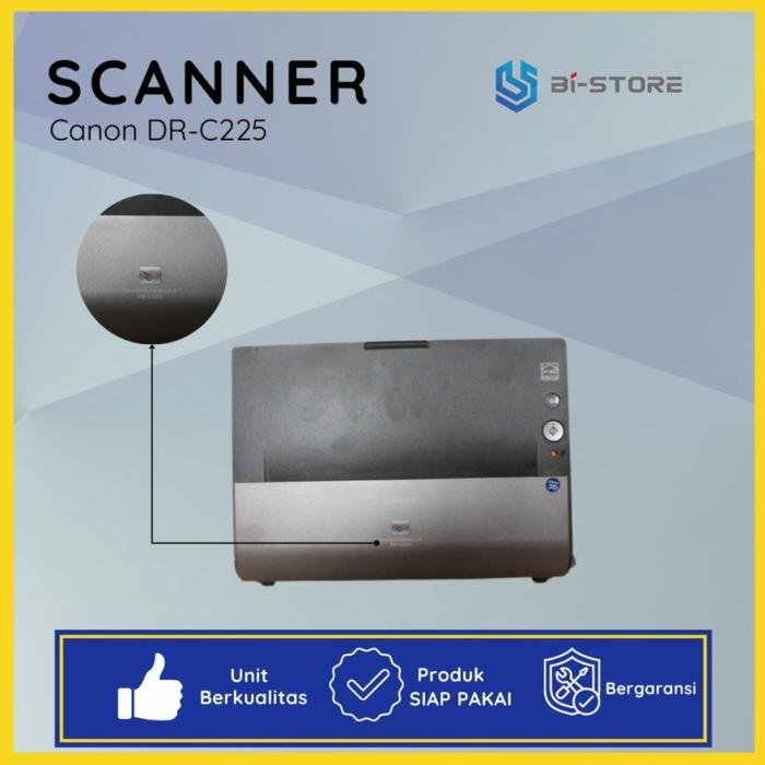 Scanner Folio Canon DR-C225 ADF penarik kertas otomatis
