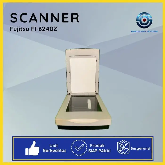 Scanner F4 Fujitsu Fi-6240Z high speed dengan duplex otomatis dan ADF 50 lembar
