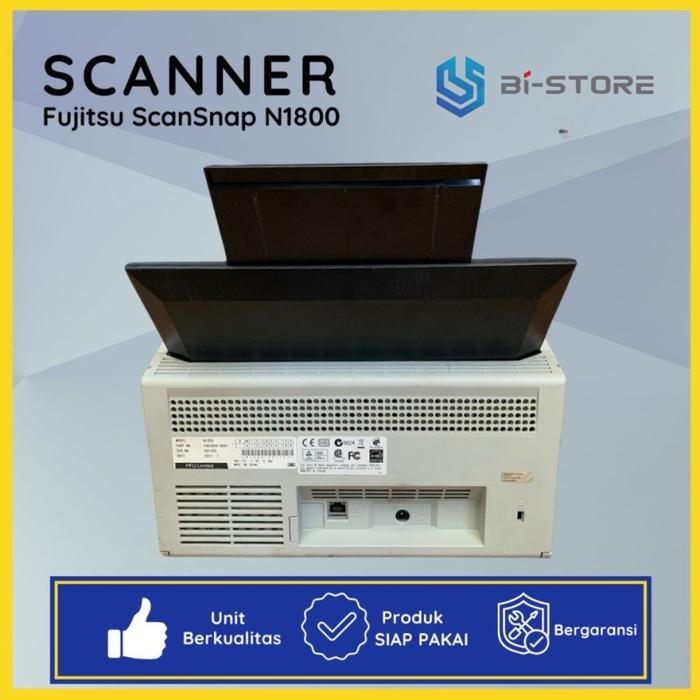 Scanner F4 Fujitsu ScanSnap N1800 touchscreen dan koneksi jaringan LAN
