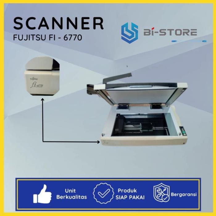 Scanner A3 Fujitsu Fi-6770 kecepatan tinggi hingga 90 lembar per menit