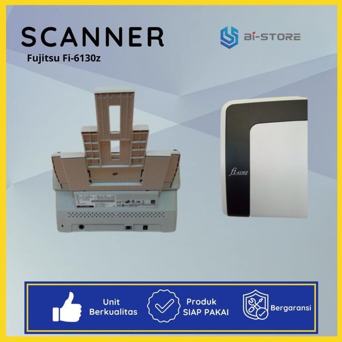 Scanner Fujitsu Fi-6130Z mendukung ukuran F4 Legal dengan kecepatan hingga 40 ppm