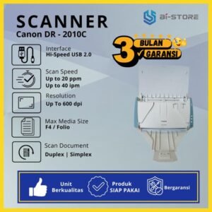 Scanner F4 Folio Canon DR-2010C bisa scan bolak balik