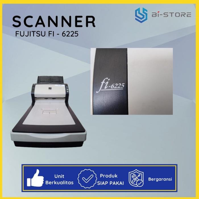 Scanner Fujitsu Fi-6225 berkecepatan tinggi dengan fitur duplex dan flatbed