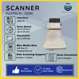 Scanner A3 Fujitsu Fi-6670 berkecepatan tinggi hingga 90 ppm dengan ADF besar