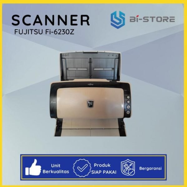 Scanner Fujitsu Fi-6230Z berkecepatan tinggi dengan ADF dan Flatbed