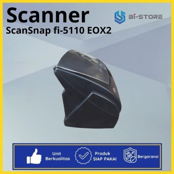 Scanner Fujitsu ScanSnap Fi-5110 EOX2 mendukung ukuran F4 Legal dengan fitur duplex otomatis