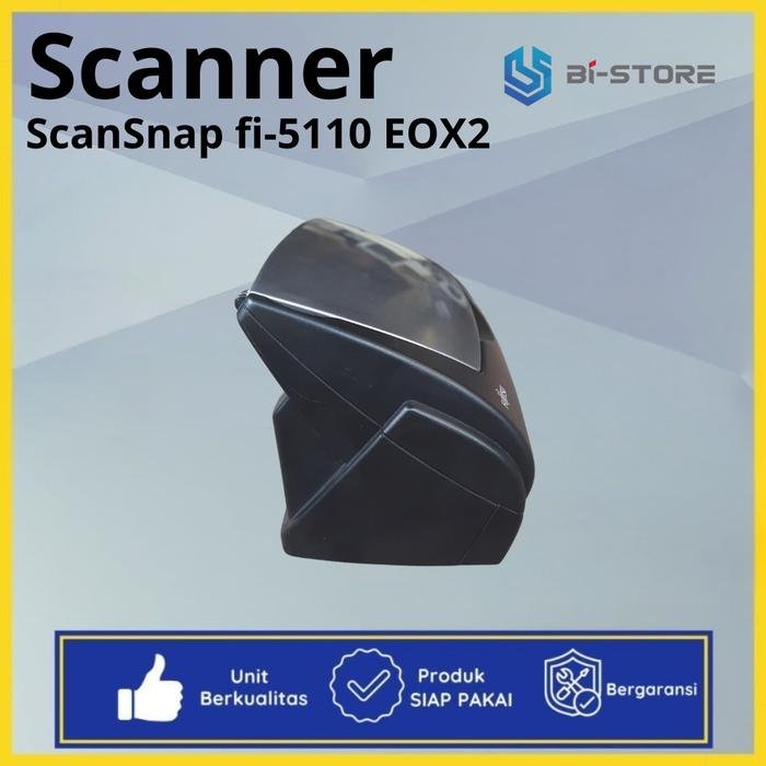 Scanner Fujitsu ScanSnap Fi-5110 EOX2 mendukung ukuran F4 Legal dengan fitur duplex otomatis