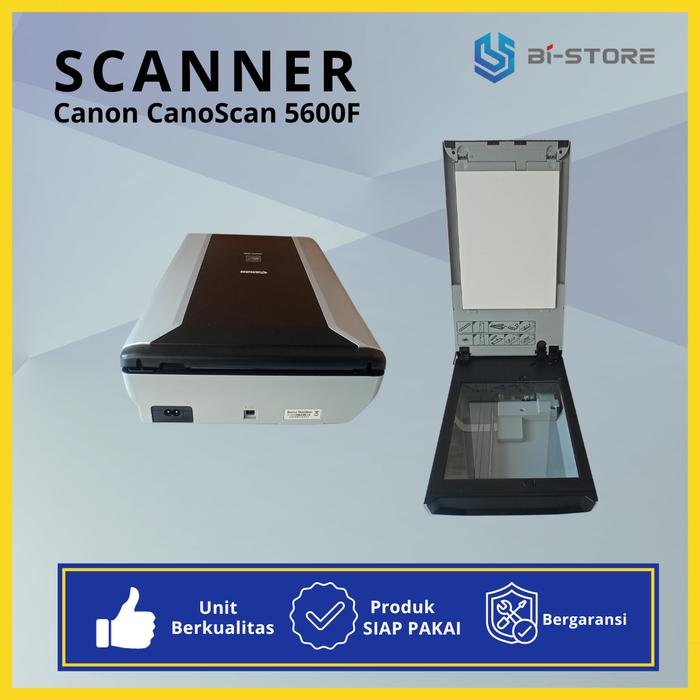 Dapatkan Canon CanoScan 5600F scanner klise fullset belum dipakai dengan resolusi 4800 x 9600 dpi. Mendukung film & slide 35mm, hasil tajam dan warna alami.