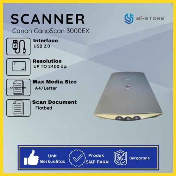 Scanner Canon CanoScan 3000 EX fungsi normal