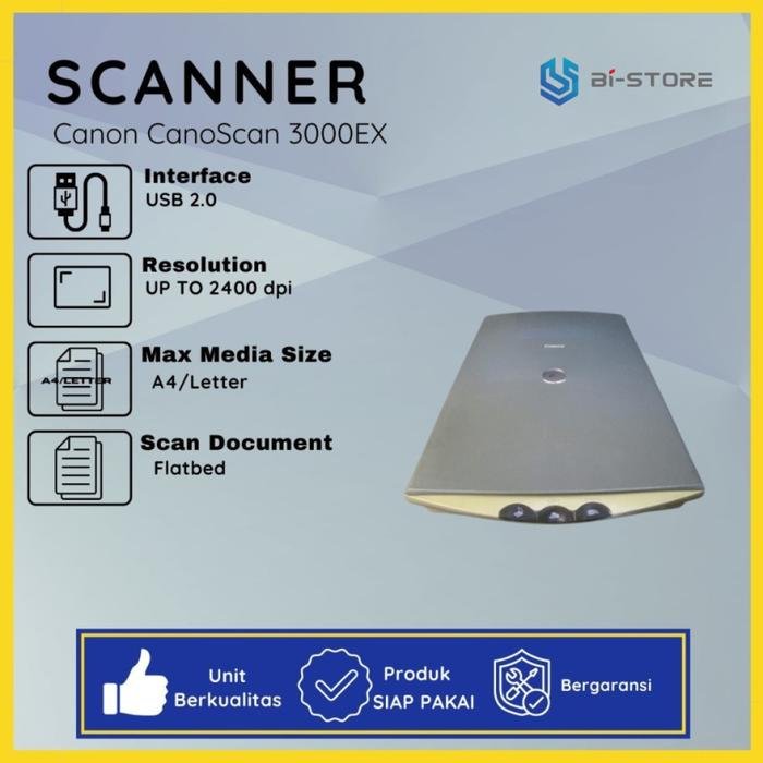 Scanner Canon CanoScan 3000 EX fungsi normal