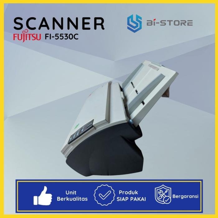 Scanner A3 Fujitsu FI-5530C dengan kecepatan 50 ppm dan fitur duplex otomatis