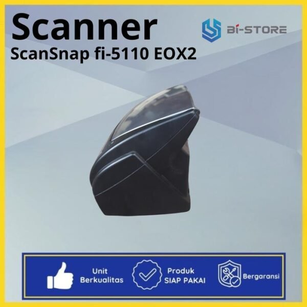 Scanner Fujitsu ScanSnap Fi-5110 EOX2 mendukung ukuran F4 Legal dengan fitur duplex otomatis
