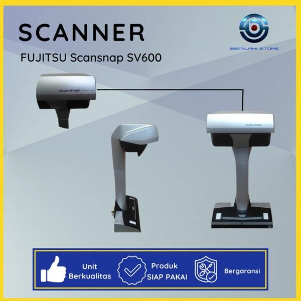 Scanner A3 Fujitsu ScanSnap SV600 untuk buku dan dokumen besar