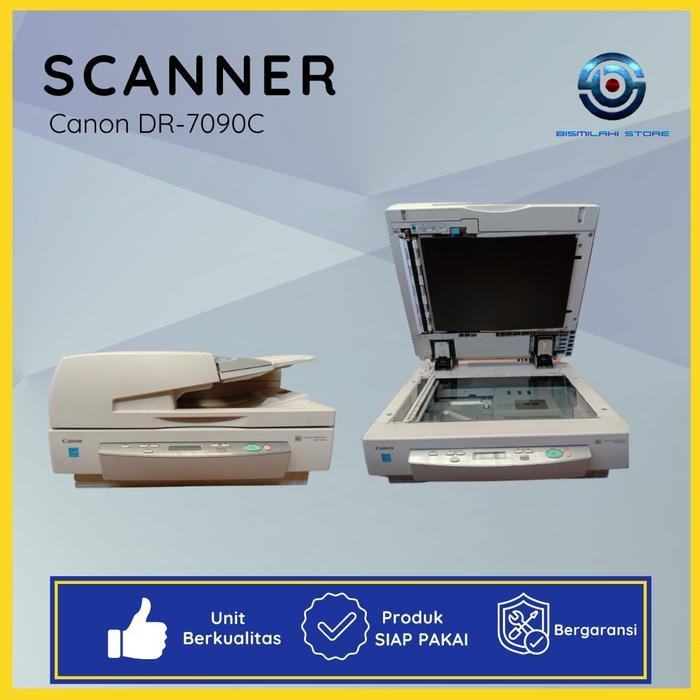 Scanner A3 Canon DR-7090C hanya bisa flatbed hasil tajam