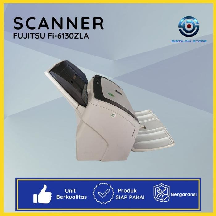 Scanner Folio F4 Fujitsu Fi-6130ZLA berkecepatan tinggi hingga 40 lembar per menit