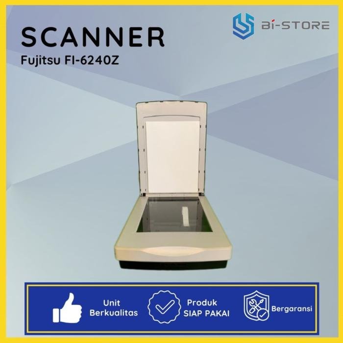 Scanner F4 Fujitsu Fi-6240Z berkecepatan tinggi hingga 60 lembar per menit