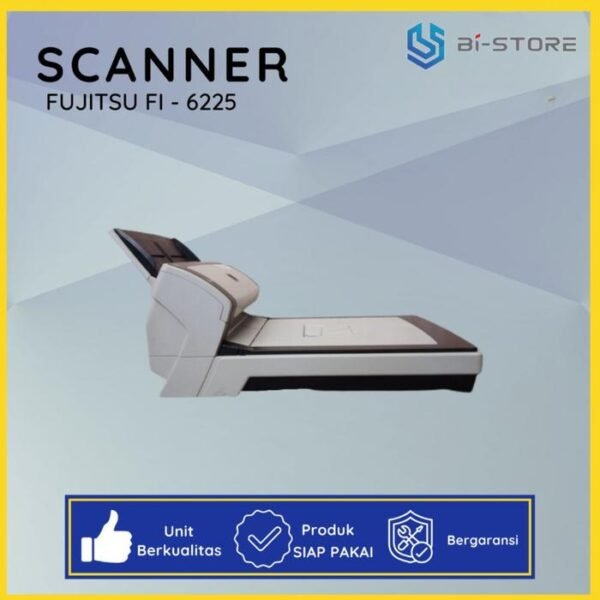 Scanner Fujitsu Fi-6225 berkecepatan tinggi dengan fitur duplex dan flatbed