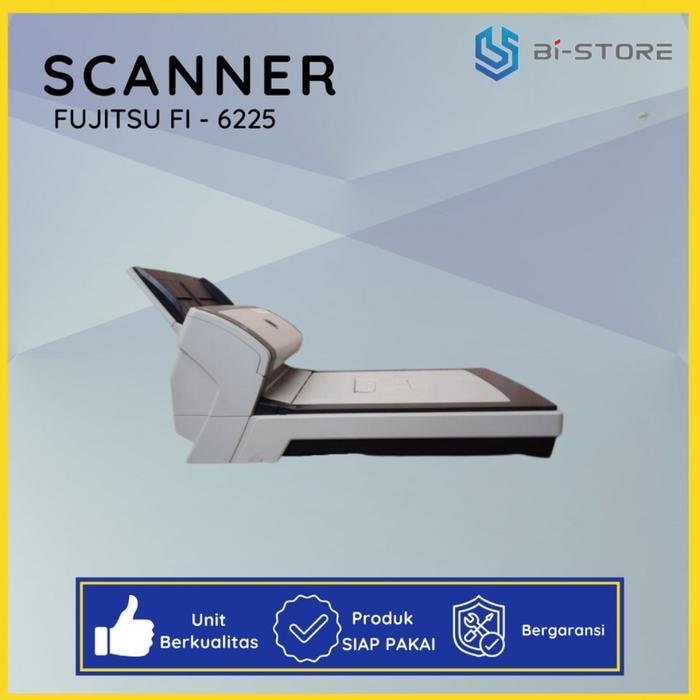 Scanner Fujitsu Fi-6225 berkecepatan tinggi dengan fitur duplex dan flatbed
