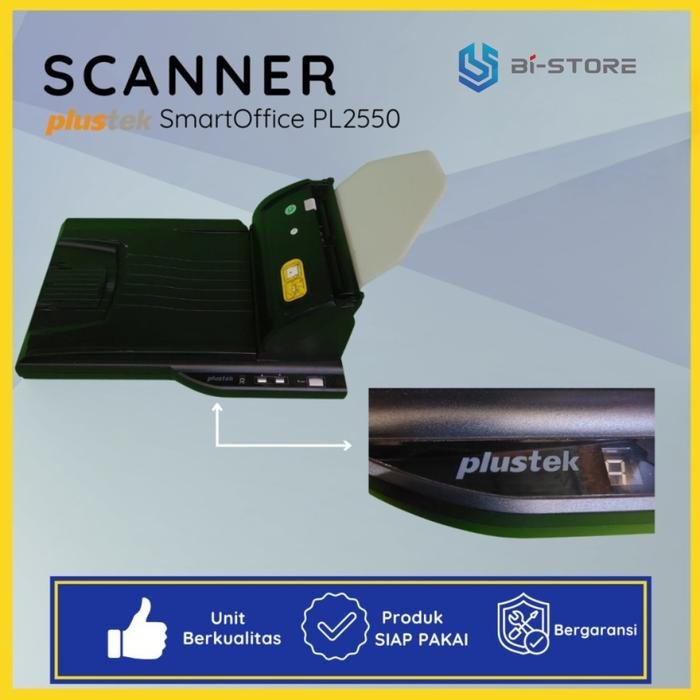 Scanner F4 Plustek SmartOffice PL2550 flatbed dan ADF berkecepatan tinggi untuk dokumen profesional