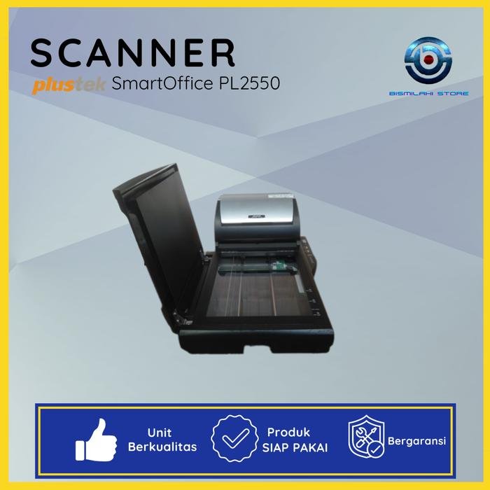 Scanner F4 Plustek SmartOffice PL2550 flatbed dan ADF berkecepatan tinggi untuk dokumen profesional
