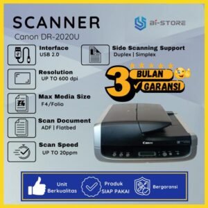 Scanner F4 Canon DR-2020U bisa scan F4 Folio dan Legal melalui ADF