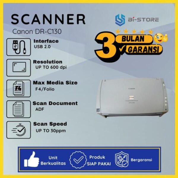 Canon DR-C130 scanner folio high speed duplex