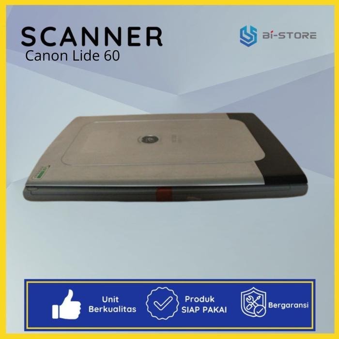 Scanner A4 Canon CanoScan LiDE 60 tipis dan ringan