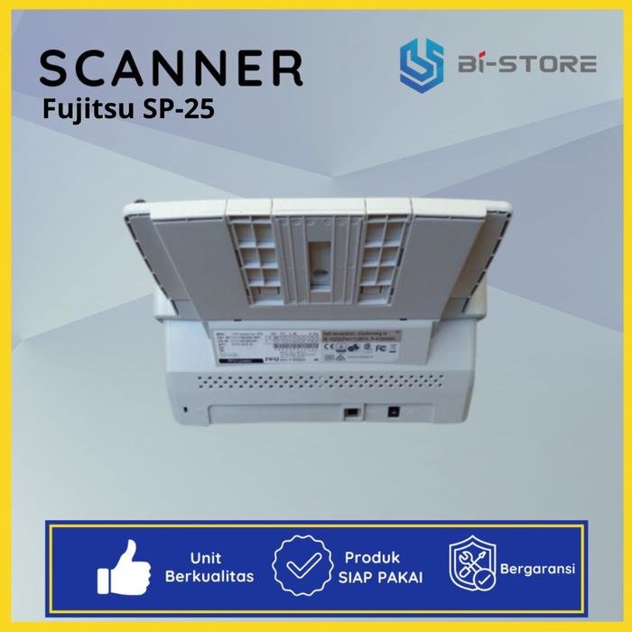Scanner Folio F4 Fujitsu ScanPartner SP25 dengan ADF 50 lembar dan kecepatan 25 ppm
