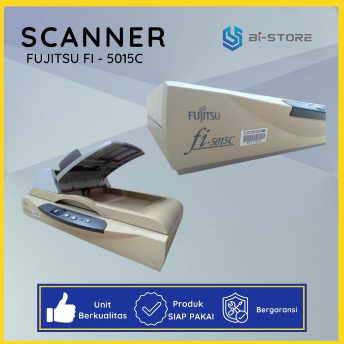 Scanner Fujitsu Fi-5015C dengan tray modifikasi F4 siap pakai dan support Windows 10