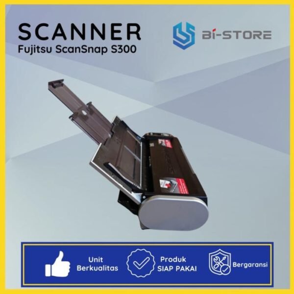 Fujitsu ScanSnap S300 – Portable Duplex Scanner Kompak untuk Dokumen F4